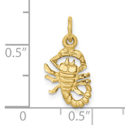 10k Scorpio Zodiac Charm