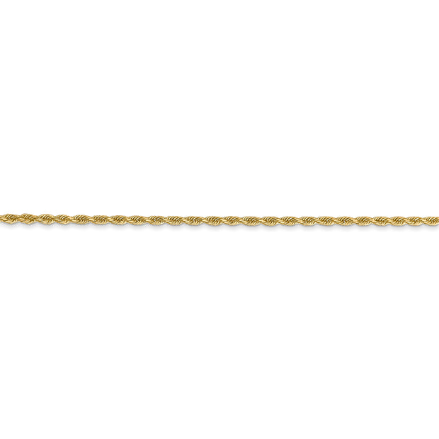 14k 1.50mm D/C Rope with Lobster Clasp Chain