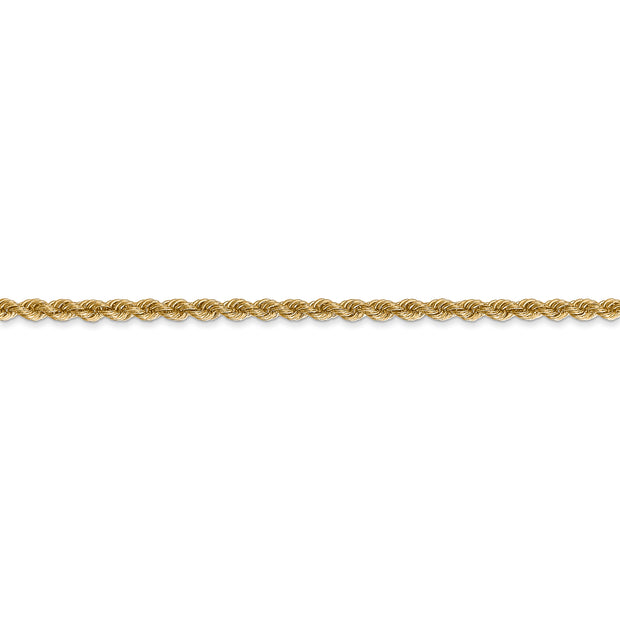 14k 2.5mm Regular Rope Chain