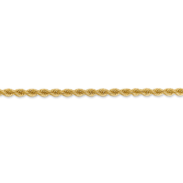 14k 3mm Regular Rope Chain