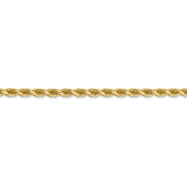 14k 3.5mm D/C Rope with Lobster Clasp Chain