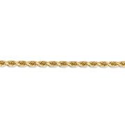 14k 4.5mm D/C Rope with Lobster Clasp Chain