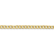 10k 4.3mm Semi-Solid Curb Link Chain