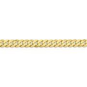 10k 6.25mm Flat Beveled Curb Chain