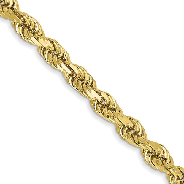 10k 3mm Diamond-cut Rope Chain