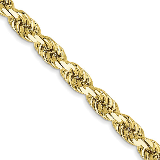 10k 3.5mm Diamond-cut Rope Chain