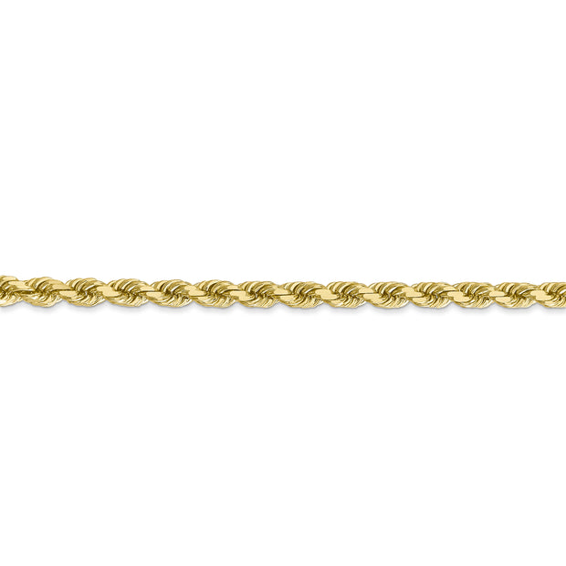 10k 4mm Diamond-cut Rope Chain