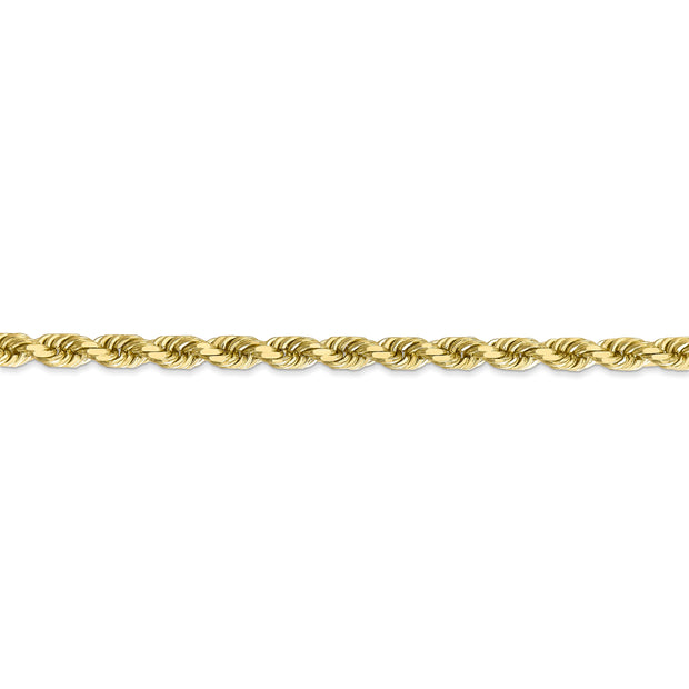 10k 4.5mm Diamond-Cut Rope Chain