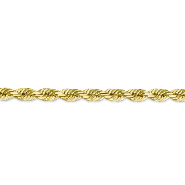10k 5.5mm Diamond-cut Rope Chain