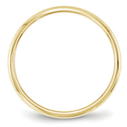 10KY 2mm Half Round Band Size 4.5