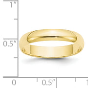 10KY 4mm Lightweight Half Round Band