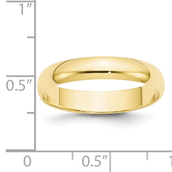 10KY 4mm Lightweight Half Round Band