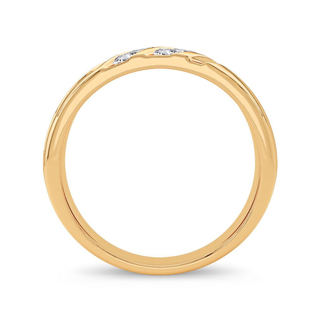 14K 0.25CT Diamond Band