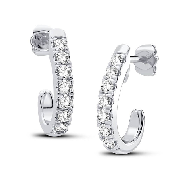 14K 0.27CT Diamond Earring