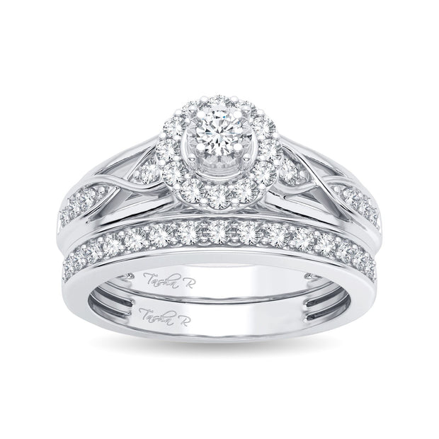 14K 0.54CT Diamond Bridal Ring