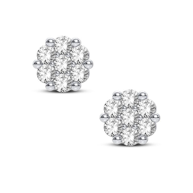 14K 0.33CT Diamond Earring