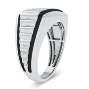 10K 0.25ct Diamond Mens Ring