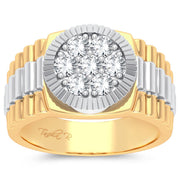 14K 1.00ct Diamond Mens Ring