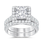 14K 5.00CT Certified Lab Grown Diamond Bridal Ring