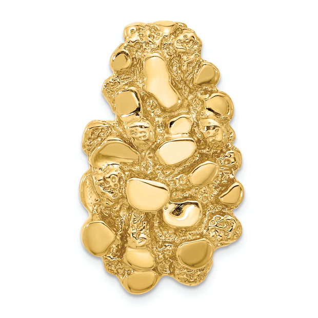 Men's Yellow Gold Nugget Pendant, no chain