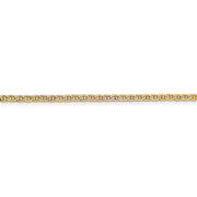 14k 2.4mm Semi-Solid Anchor Chain