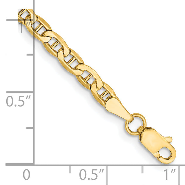 14k 3.2mm Semi-Solid Anchor Chain
