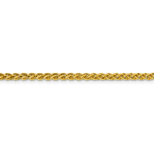 14k 3.45mm Semi-solid Wheat Chain