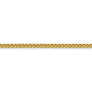 14k 3.5mm Semi-solid 3-Wire Wheat Chain
