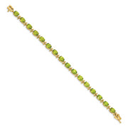 14k Peridot Bracelet