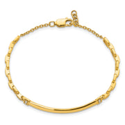 14k Diamond ID Bracelet