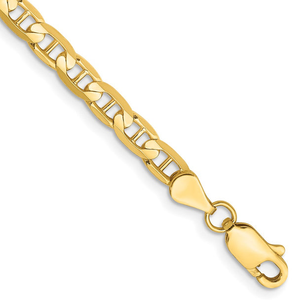 14k 3.75mm Concave Anchor Chain