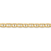 14k 5.25mm Concave Anchor Chain