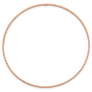 14k 1.5mm Rose Gold Polished Slip-on Bangle Bracelet