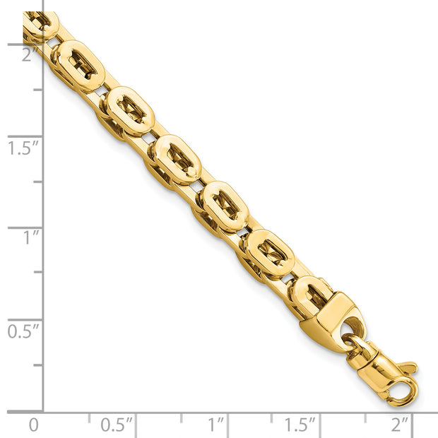 14K Polished Fancy Link Bracelet