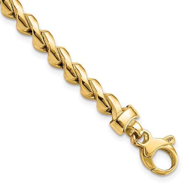 14K Polished Fancy Link Bracelet