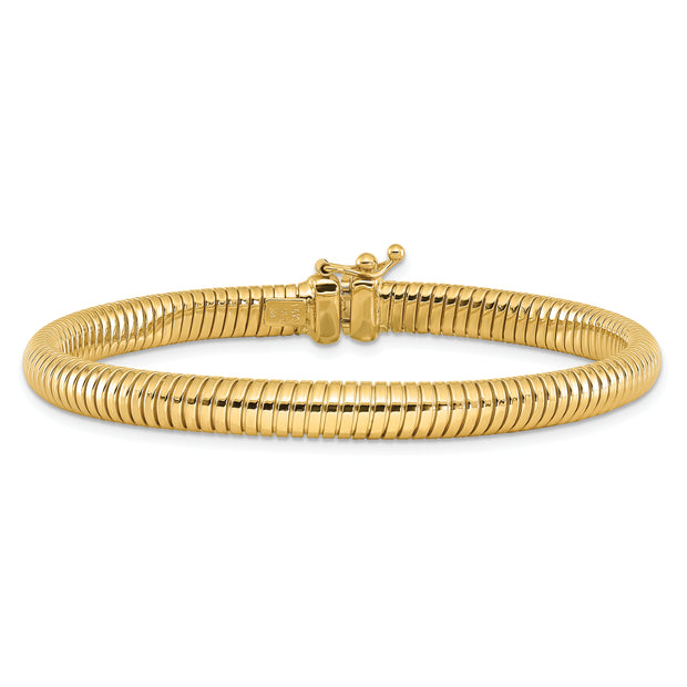 14K Polished Fancy Link Bracelet