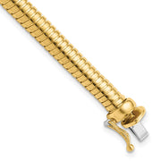 14K Polished Fancy Link Bracelet