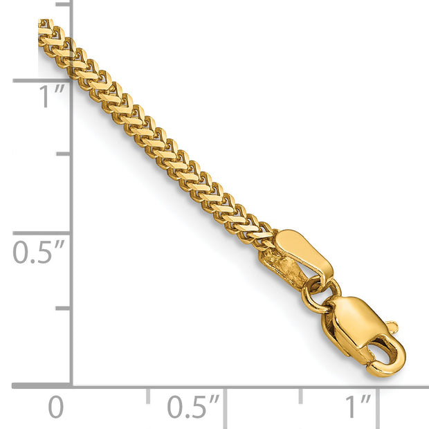 14k 1.4mm Franco Chain