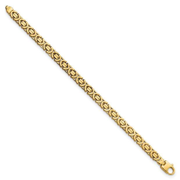 14k Polished Fancy Link Bracelet