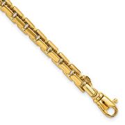 14k Yellow Gold Polished Chain Bracelet