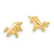 14K Madi K Polished Unicorn Post Earrings