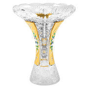 Bohemian Crystal Gold-plated Vase