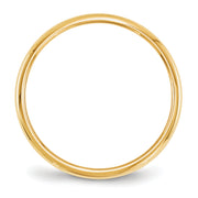 10KY 2mm Half Round Band Size 6