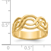 14k Infinity Ring
