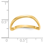 14K Wave Fashion Thumb Ring