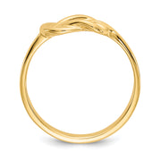 14K Freeform Knot Ring