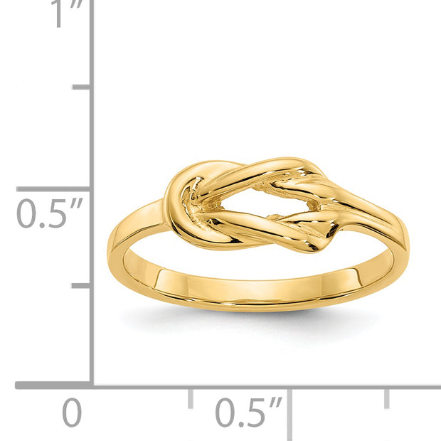 14K Freeform Knot Ring