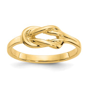 14K Freeform Knot Ring