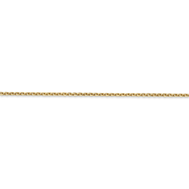 14k 1.45mm D/C Cable Chain