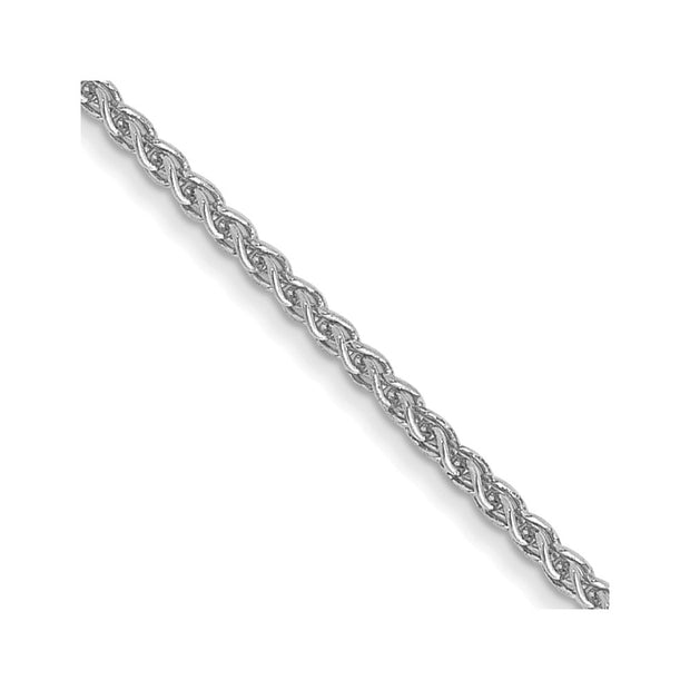 14k WG 1.05mm Spiga with Lobster Clasp Chain